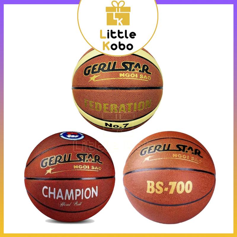 [Geru Star] Banh Bóng Rổ Size Số 7 Da PU Cao Cấp Gerustar Federation Champion PVC BS700 Chính Hãng 100% Đồ Chơi Thể Thao Nam