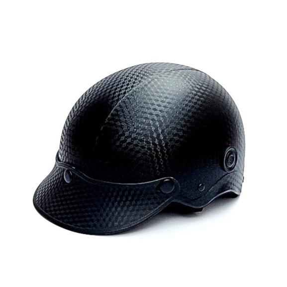 mũ bảo hiểm nửa đầu SIZE ĐẦU 53CM>57CM nón sơn phủ vân cacbon chống xươc bên kiểu dang nhỏ gọn dễ đội phù hợp cả nam và nữa sản phẩm bảo hành 12 tháng