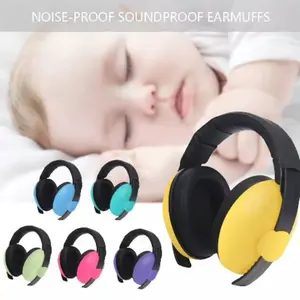 Peredam suara penutup telinga earmuff bayi dan anak (peredam bising dan saat naik pesawat)