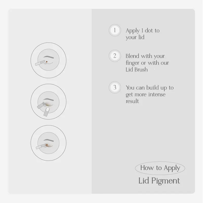 Allglows - Lid Pigment (Liquid Eyeshadow, Stay up to 12 Hours, Creamy Formula) 3