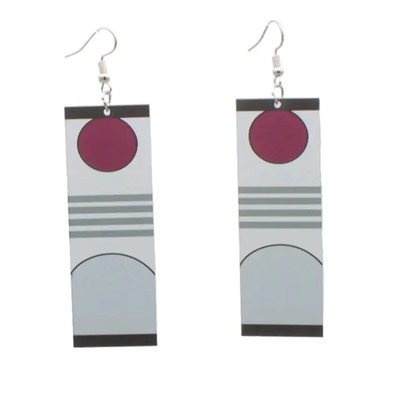 Anting Tanjiro demon slayer - anting kimetsu no yaiba tanjiro cosplay - sepasang anting tanjiro kamadou demon slayer kimetsu no yaiba 1
