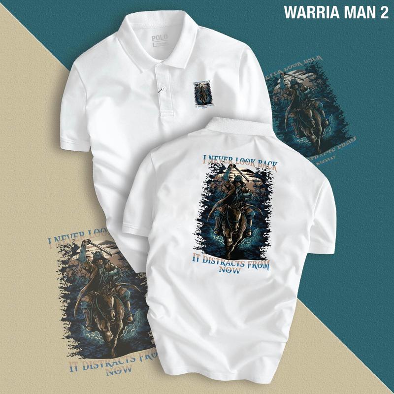 Áo Thun Polo Nam WARRIA MAN chất Cao Cấp Chuẩn Form, Trẻ Trung, Thấm Hút, Thanh Lịch Menswear Có Cổ Ngắn Tay Cọc Tay Cotton Shirt 1