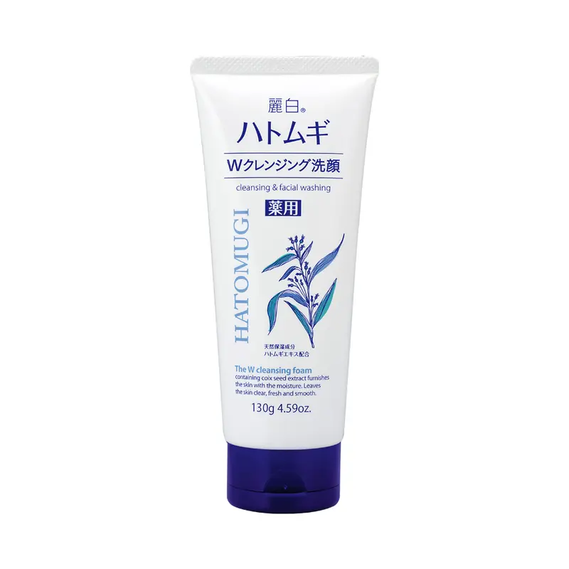 Sữa Rửa Mặt, Tẩy Trang 2 Trong 1 Reihaku Hatomugi W Cleansing Foam (130g) 4