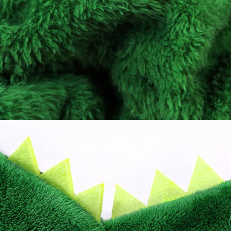 Product Introduction of Pet Dog Clothes Small and Medium-Sized Dogs with Velvet Dinosaur Pet Cat Clothes 30