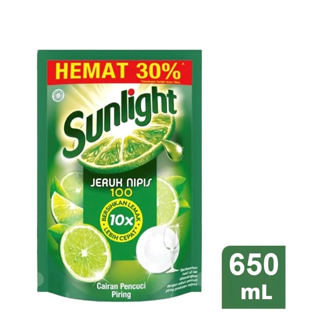 sunlight pencuci piring jeruk nipis 650ml