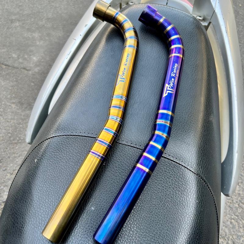 Cổ Pô Titanium Các Dòng Xe Mây Full Màu + Móng Nhôm + Khâu inox304 Chất Lượng Cao Phụ Tùng Phụ Kiện