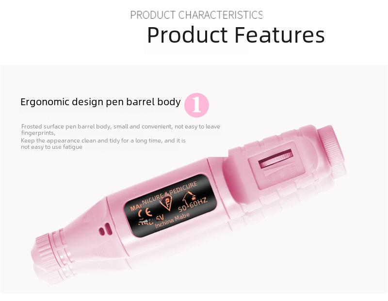 Product Introduction of Portable USB Nail Grinding Tool for Manicure 6