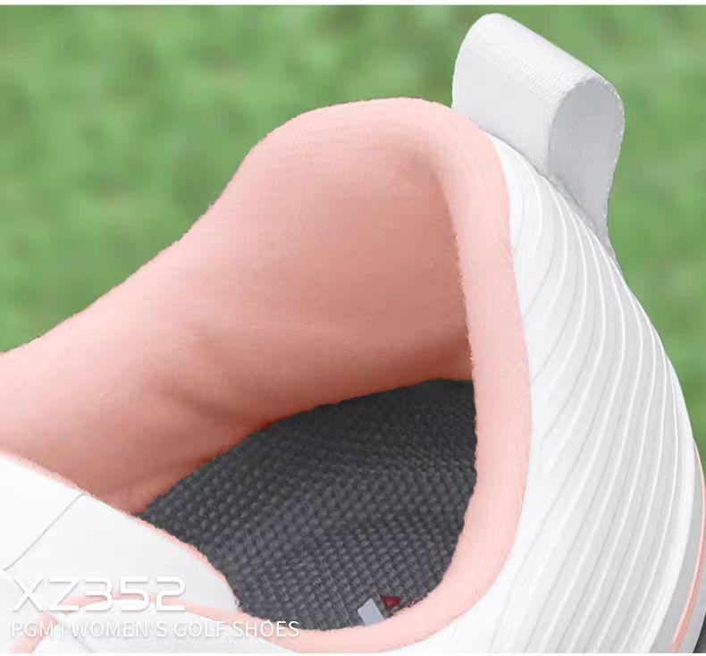 Product Introduction of [PGM] Golf Shoe Women's Breathable Sneaker Anti-Slip Lightweight Knob Comfortable Shock-Absorbing Nail-Free Shoes Xz352 24