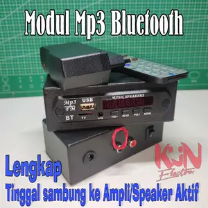 Modul MP3 Bluetooth Box Mini Lengkap tinggal pakai