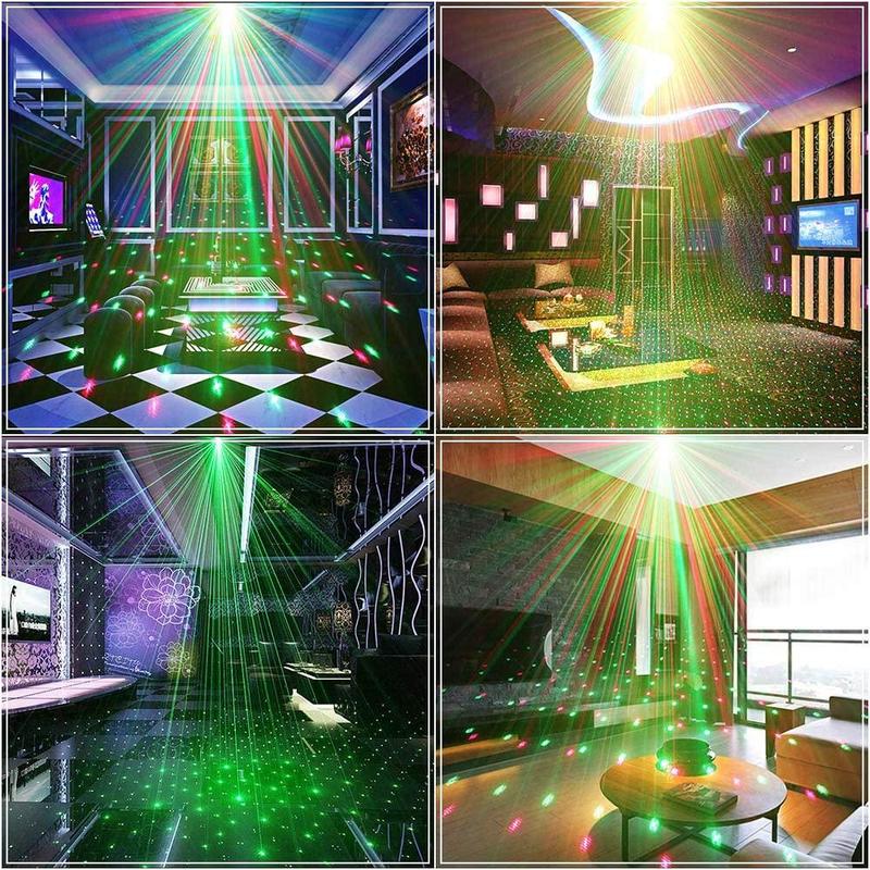 USB Powered Party Light, RGB Color Changing LED Stage Light with Remote Control, Sound Control Strobe Light for Party Home Show Bar Club Birthday KTV DJ Bar Karaoke 3