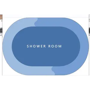 KS003 Keset Kaki Diatomite TEBAL Anti Slip Simple Polos 40x60CM Alas Lantai Keset Kamar Mandi Import Murah