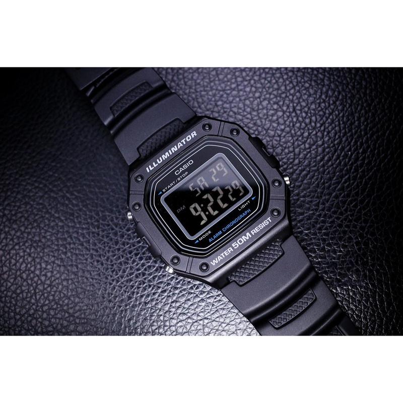 Đồng Hồ Nam Dây Nhựa CASIO W-218H-1BVDF Pin 7 Năm | W-218H-1B 1