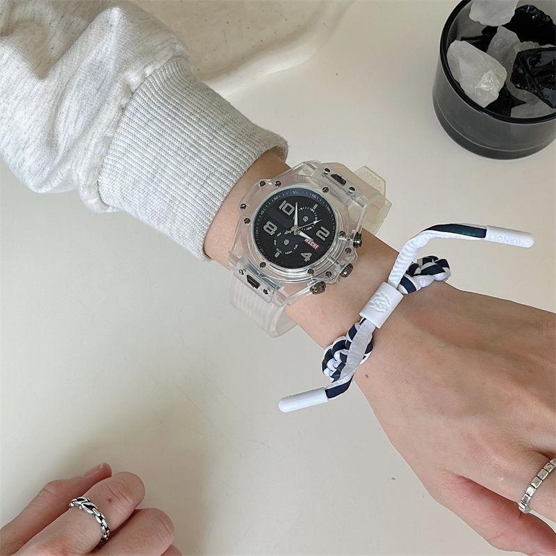 Product Introduction of Fashionable High-end Men's WatchINS Millennium Style Niche Watch Trendy Male Student Good-looking Cool Junior and Middle School Students Retro Personalized Quartz Women's Watch 15