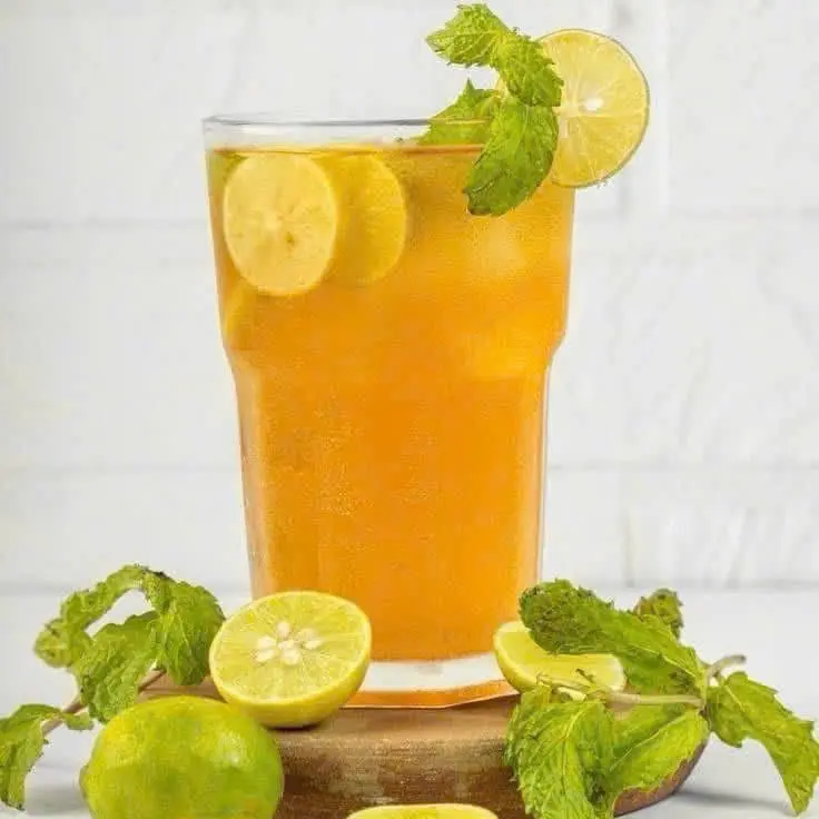 Trà gừng vị chanh 500g - Đường phèn, Nước cốt gừng, Nước cốt chanh - Tea, Nước Trà 3