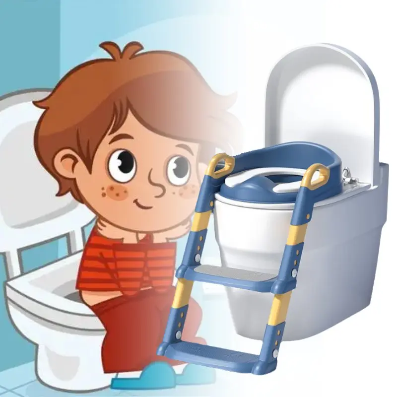 Easy To Clean And Stylish Kids Potty Ladder Seat With Non slip Design For Safe Use