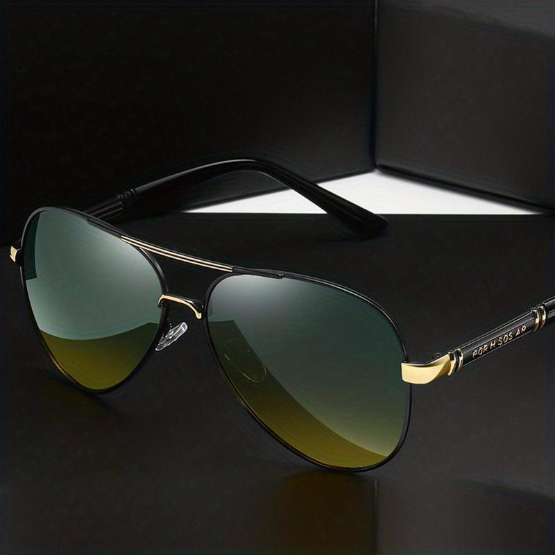 Product Introduction of Polarized sunglasses for men, 1 pc, UV protection, metal, driving, large frame 5