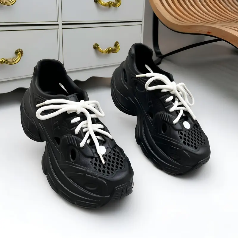 Sandal olahraga wanita EVA Sandal wanita bersol tebal  Sandal Baim Stiker Aksesoris TERBARU VIRAL wanita Sandal Slop Karet /UK 35-40 Sendal 2