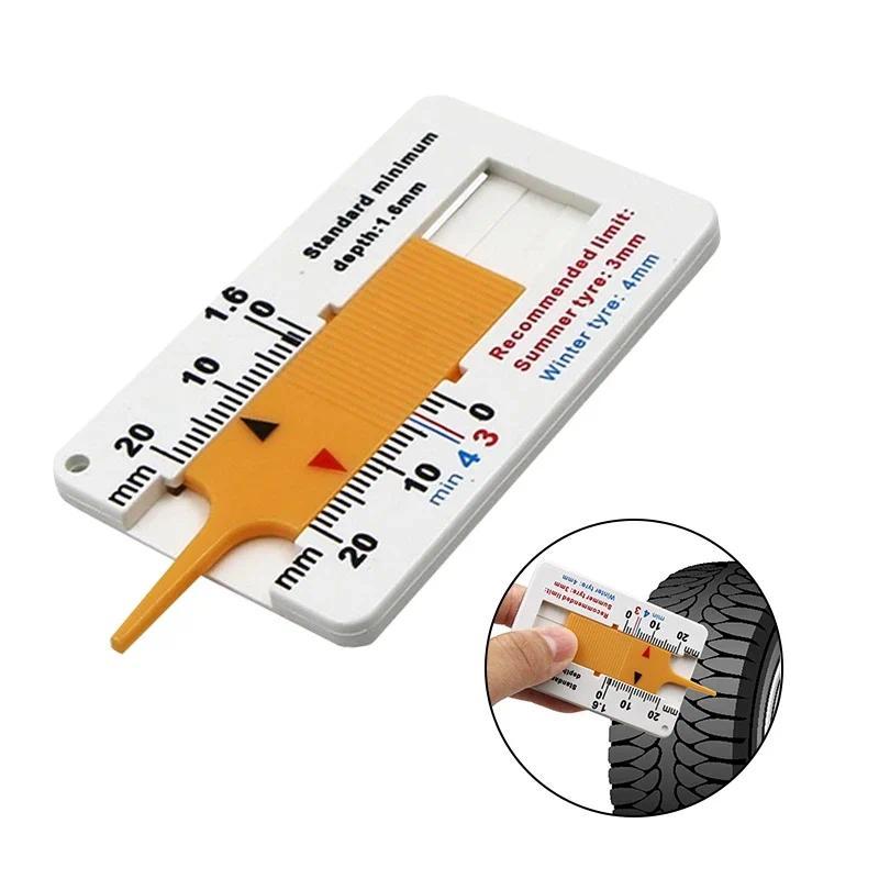 0-20MM Tyre Tread Depth Depthometer Gauge Caliper Plastic Tread ...