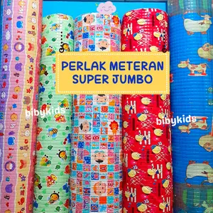 JUMBO 110X100Cm Perlak Bayi Meteran Waterproof Newborn Murah Perlak Bayi Motif Lucu Perlak Anti Air Alas Tidur Perlengkapan