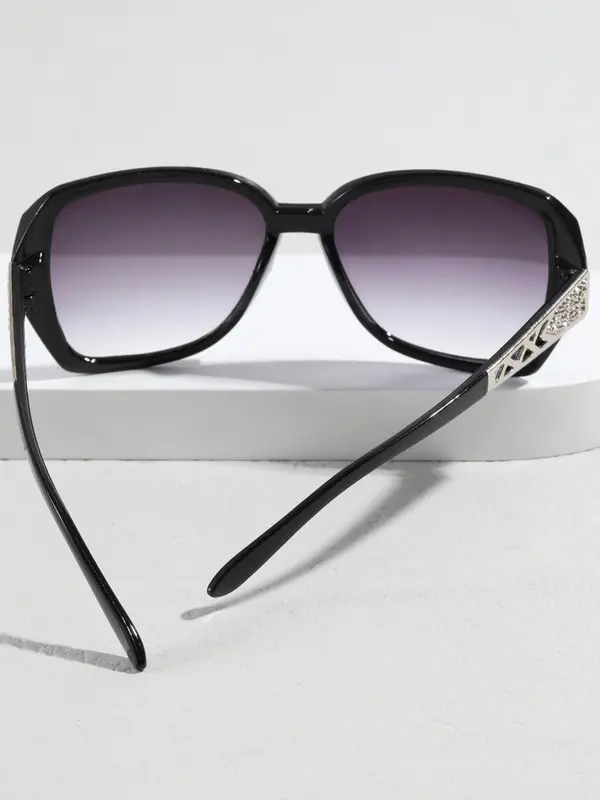 1 Pair Summer Square Frame Sunglasses with Hollow out Legs, New Personality Travel Accessories for Women & Men, Lightweight and Durable for Outdoor Sun Protection Glasses for Daily Use 2