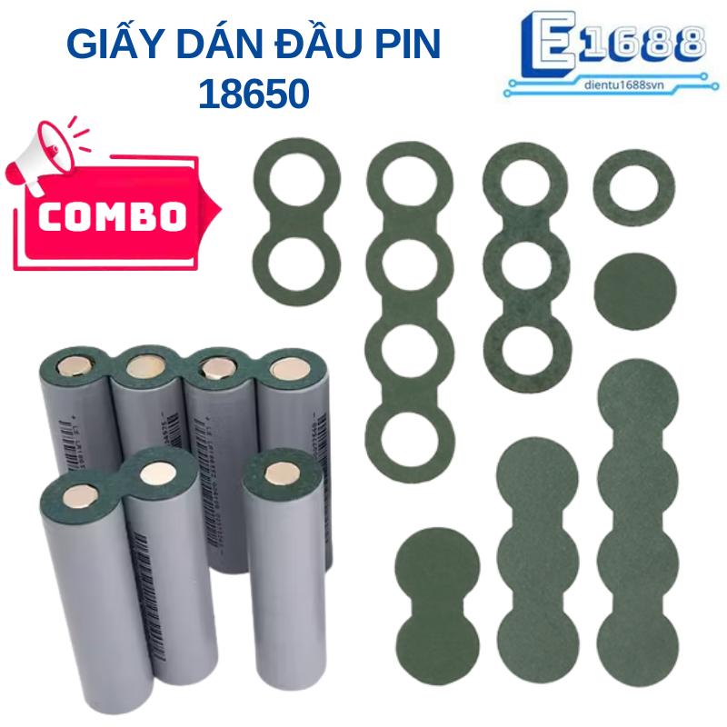 giấy dán cách điện, cách nhiệt đầu pin 18650