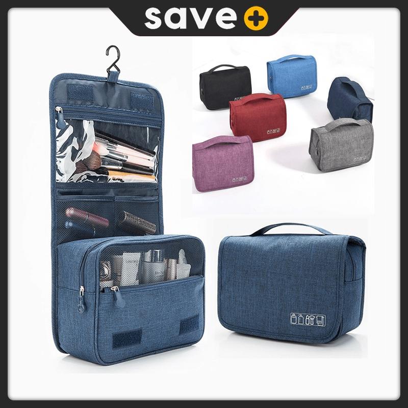 SAVE+ Travel Toiletry Bag Organizer Hanging Bag Portable Toiletries ...