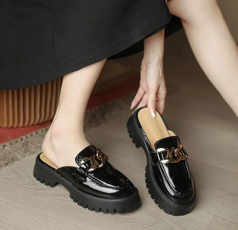 Sepatu Docmart Wanita Jemmy Sepatu Sandal Loafers  Wanita Hitam Terbaru  Sepatu Sandal Flat Slip On Wanita Korean Kekinian Bisa Cod Karet Pesta Shoes Sneakers