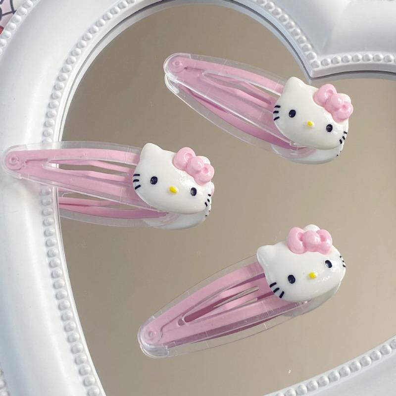 Product Introduction of New Pink Cute Cartoon Cat Claw BB Clip Girl Heart Cute Girl Student Side Hairpin Hair Clip 21
