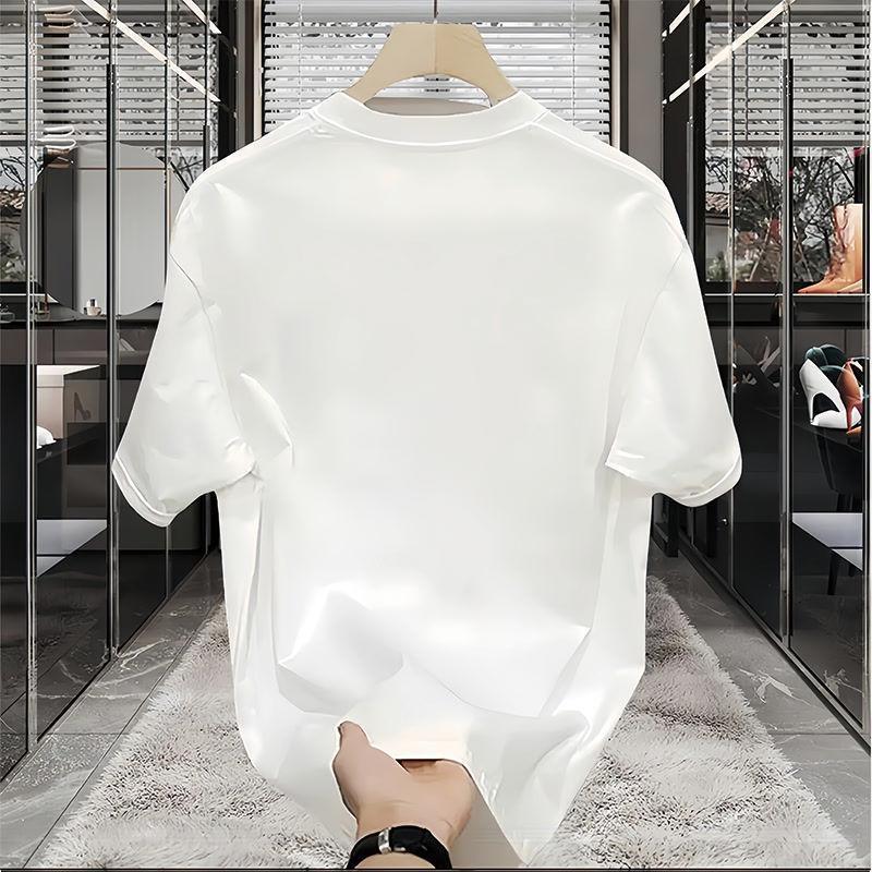 Áo Thun Cotton, Dáng Rộng Vừa Vặn, Thiết Kế Hoạt Hình Vui Nhộn Với Chuột Và Chủ Đề Xe Hơi, Cổ Tròn, Cỡ Lớn, Phong Cách Thường Ngày, Cá Nhân Hóa, ngắn Tay, Thích Hợp Cho Nam Giới, Hàng Mới Về Mùa Hè, Thời Trang 7