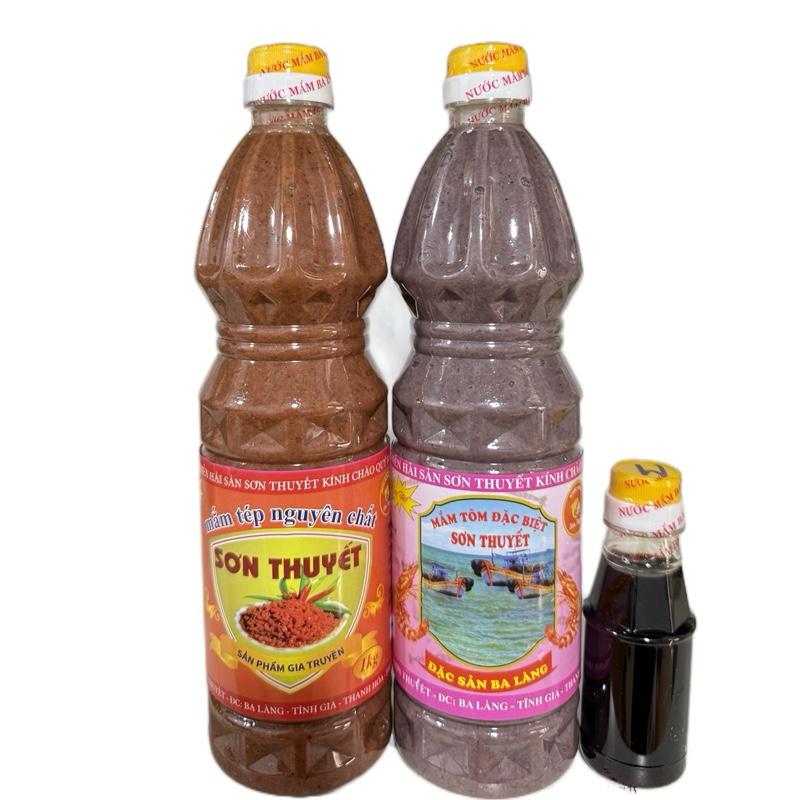 1kg măm tôm và 1kg măm tép tặng 100ml mắm mực ba làng thanh hóa