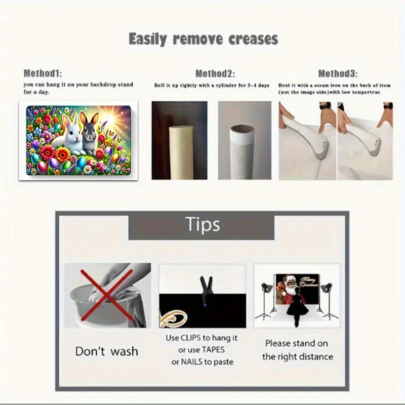 Biểu Ngữ Thỏ Phục Sinh ZXDTJD, 1 Cái, Đồ Trang Trí Tiệc Mùa Xuân / Mùa Hè Rực Rỡ, Đạo Cụ Gian Hàng Ảnh Polyester Bền, Có Thỏ Đáng Yêu Và Hoa Đầy Màu Sắc, Thích Hợp Sử Dụng Trong Nhà Và Ngoài Trời Cho Vườn, Sinh Nhật Và Lễ Kỷ Niệm Phục Sinh, Phụ Kiện Thỏ 8