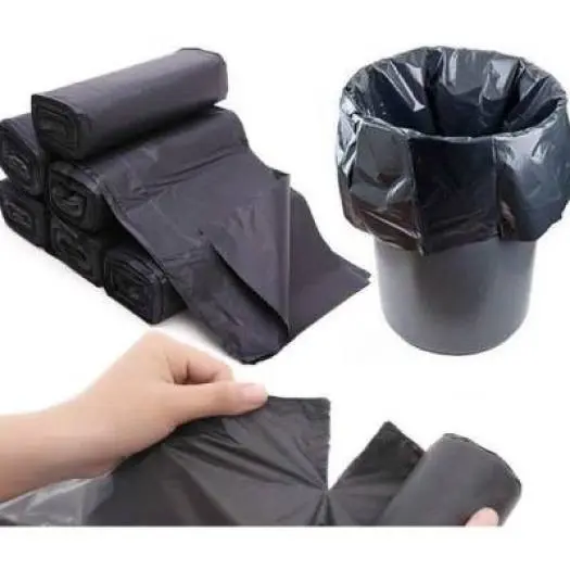Túi Nilon Bóng Đen Dạng Cuộn Đựng Rác Tự Phân Huỷ TAHUFA/DAILY (3 cuộn/túi)