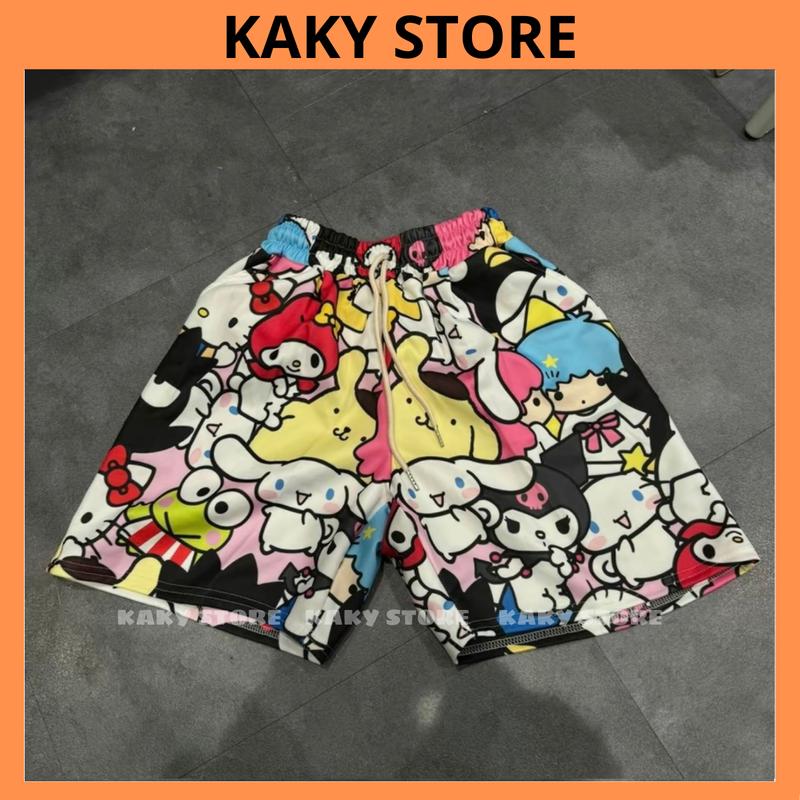 Quần Short Đùi Cute In 10 Chú Thỏ Cho Các Boy Phố Và Girl Phố Mặc Đi Chơi Đi Biển Đi Du Lịch 2024