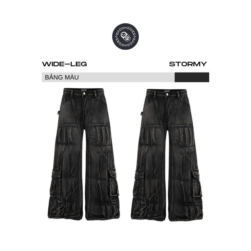 Bad Choices | Quần Wide-legs STORMY Jeans ống rộng StreetStyle