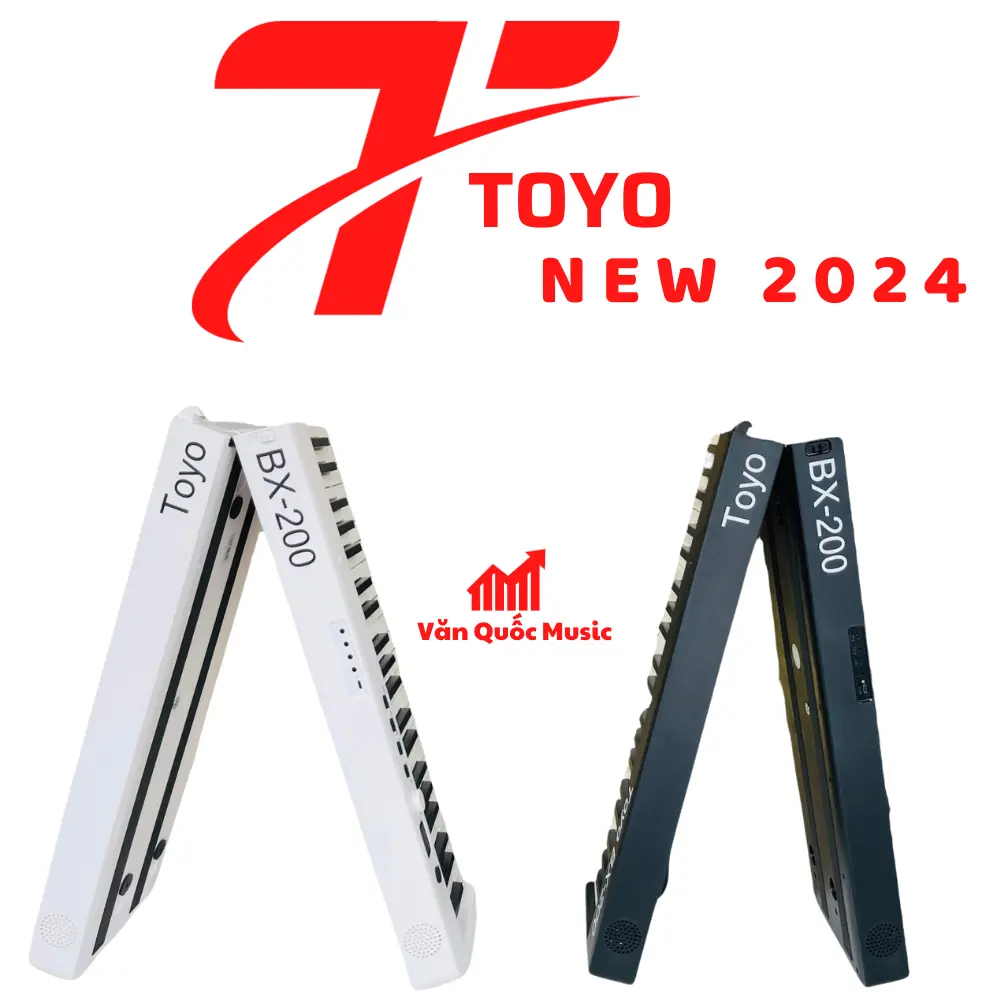 ĐÀN PIANO ĐIỆN GẤP GỌN TOYO - BX200- PHIÊN BẢN MẪU MỚI 2024