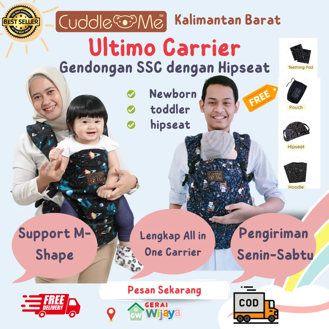 Cuddleme Ultimo Cartier Gendongan hipseat gendongan terlengkap bisa hadap depan