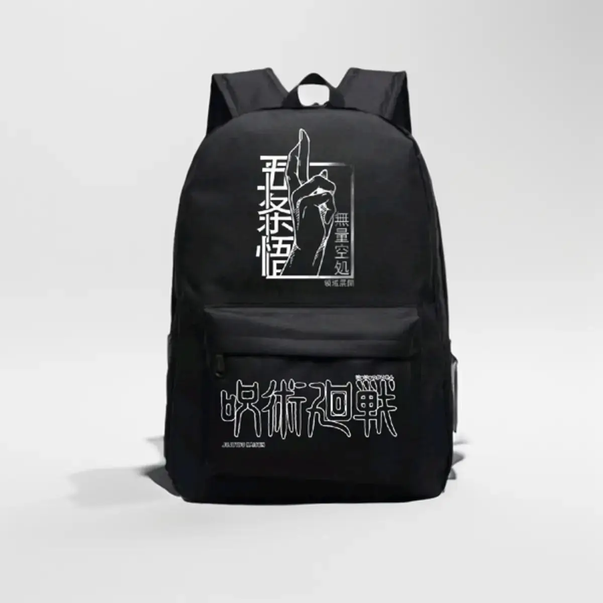 Tas ransel/backpack series jujutsu kaisen tas pria wanita tas anime motif gojo Hitam Dewasa