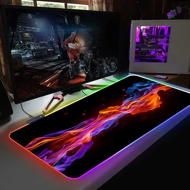 Promo !!! Gaming Mouse Pad RGB Keren Beraneka Motif & Ukuran 6