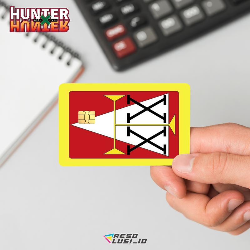 HUNTER X HUNTER LICENSE | Skin/Sticker Kartu ATM - HxH License 1