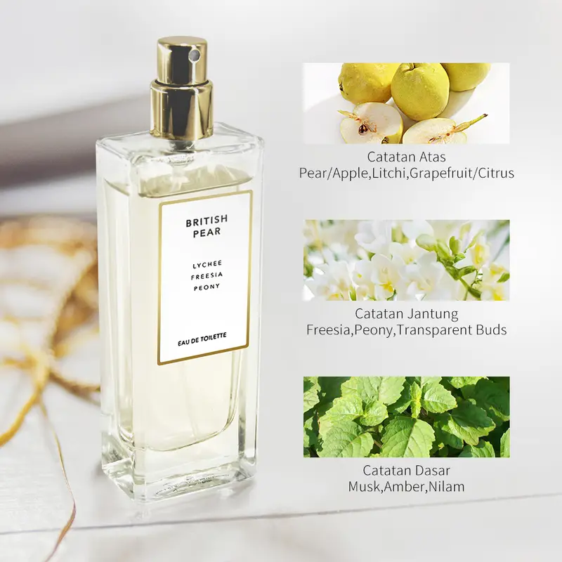【FIRST DATE BUNDLE】MINISO Amber Grace + British Pear Official Parfum Wanita 1