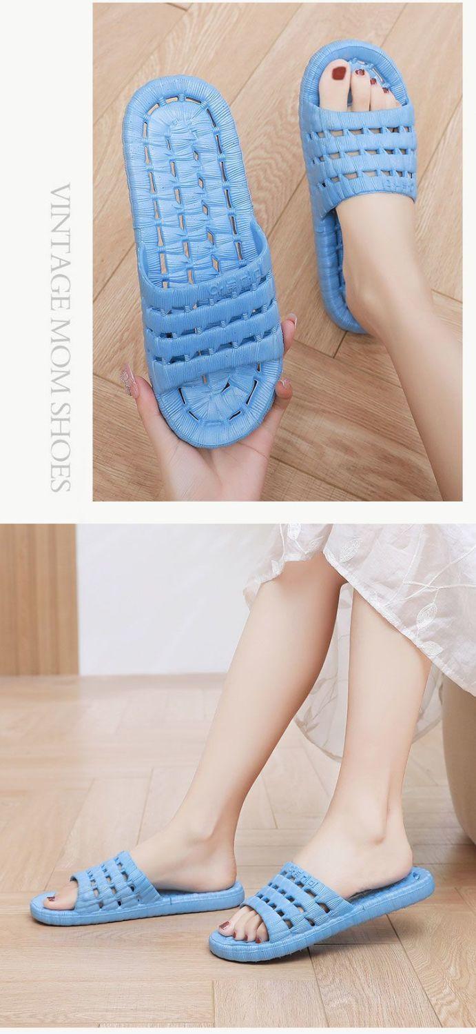 Product Introduction of Dép Đi Trong Phòng Tắm, Thiết Kế Khoét Lỗ Đế Dày, Chống Mùi, Chống Trơn Trượt, Thích Hợp Đi Tắm Và Tắm Khách Sạn, Dành Cho Nam Giới, Bộ Sưu Tập 19k Người 28