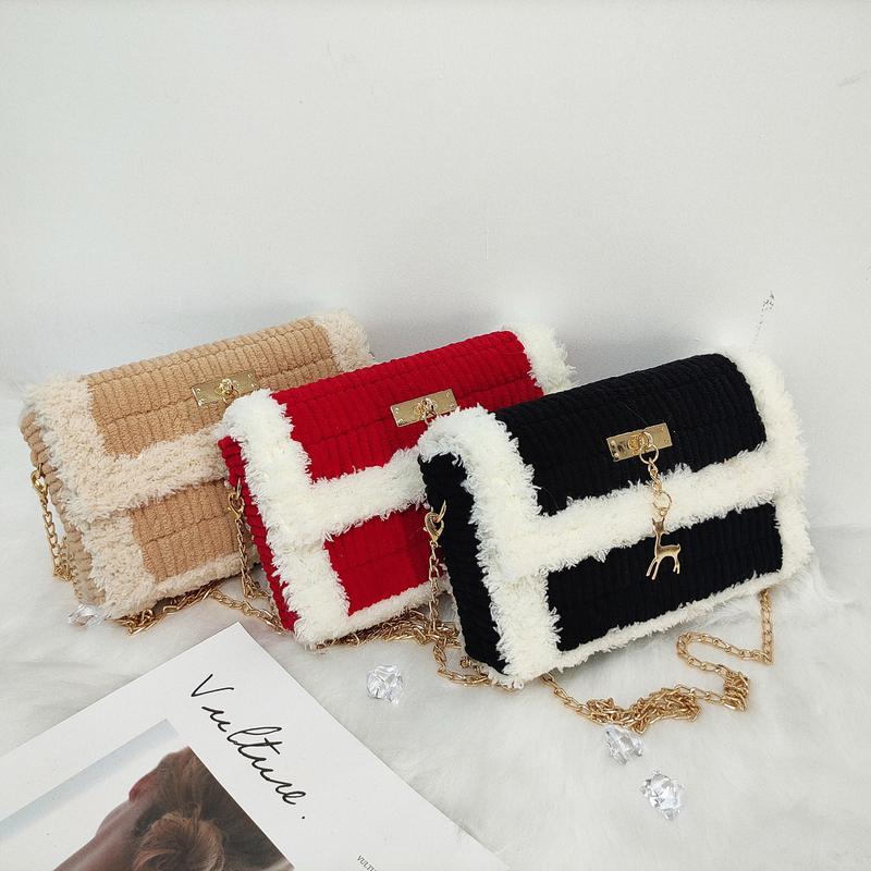   Quà Valentine  Túi handmade tự đan phối màu túi đeo chéo thời trang Hàn Quốc - Bộ phụ kiện đầy đủ LX101 Bag Đeo Vai 