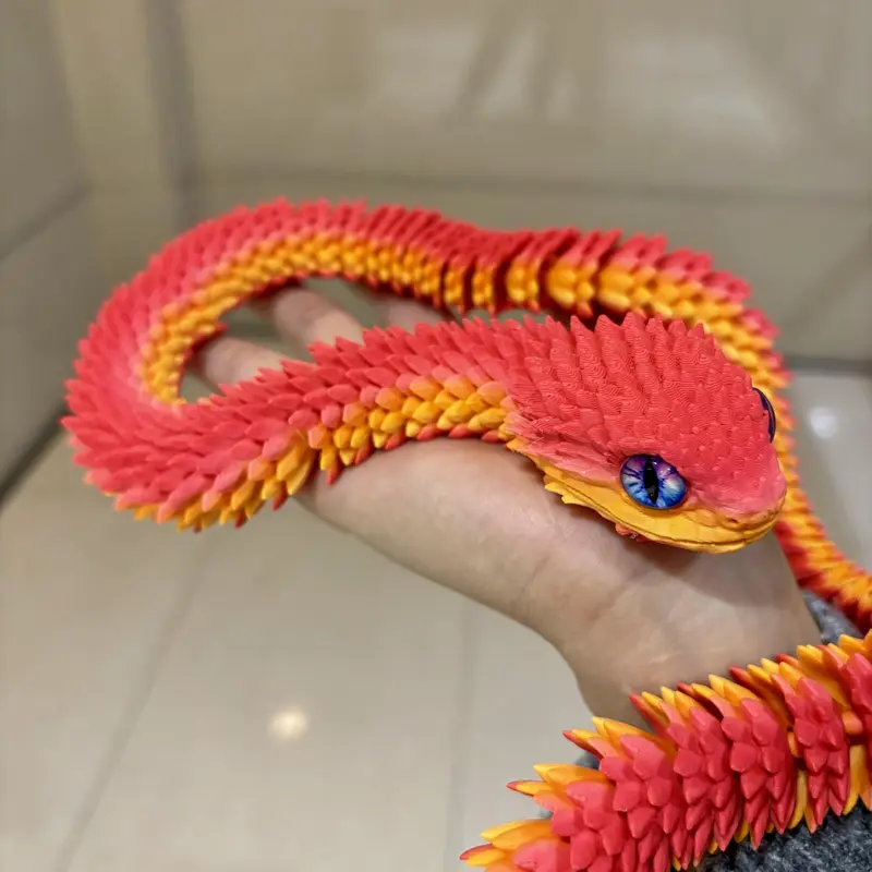 3D Printed Snake, 1 Box Creative Snake Statue, Home Decor, Desktop Ornament, Birthday Gift 4