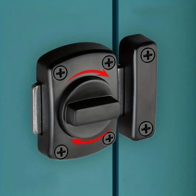 Zinc Alloy Anti-theft Door Lock, Stylish Door Lock, Rotating Bolt Door Lock, Door Hardware for Home, Office, Hotel, Apartment, Dormitory