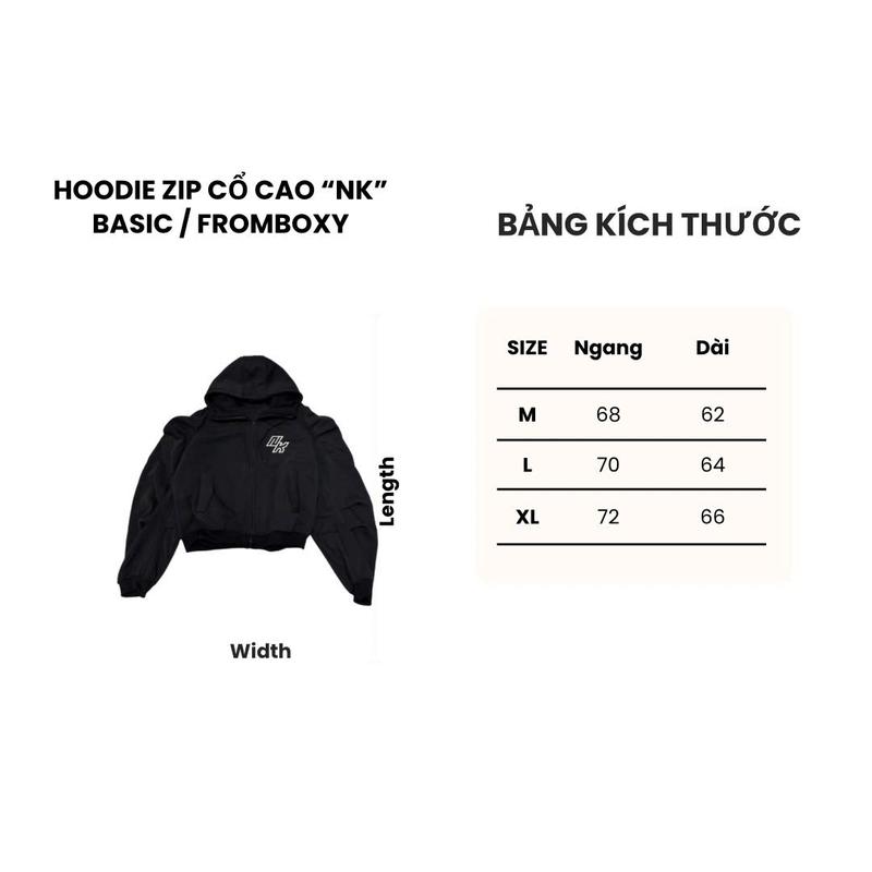 Product Introduction of [DEAL MỞ BÁN] ÁO KHOÁC HOODIE ZIP "NK"  / FROMBOXY - N.E.K.K 17
