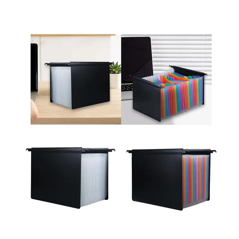 Tài Liệu Hồ Sơ Treo Mở Rộng, 25 Túi Sức Chứa Lớn, Có Nhãn Dán, Người Sắp Xếp Hồ Sơ Đàn Accordion, Cho Phong Bì, Tài Liệu Và Giấy 4
