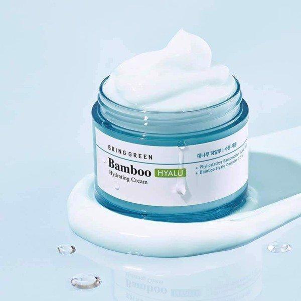 DATE 22 2 2026 Kem Dưỡng Da Bring Green Bamboo Hyalu Hydrating Cream 100ml