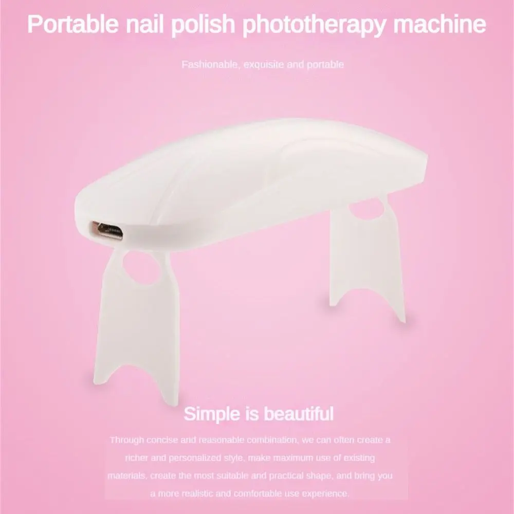 New Foldable Pocket Nail Dryer Mini Size Durable Phototherapy Lamp Quick Nail Polish Portable Uv Led Lights