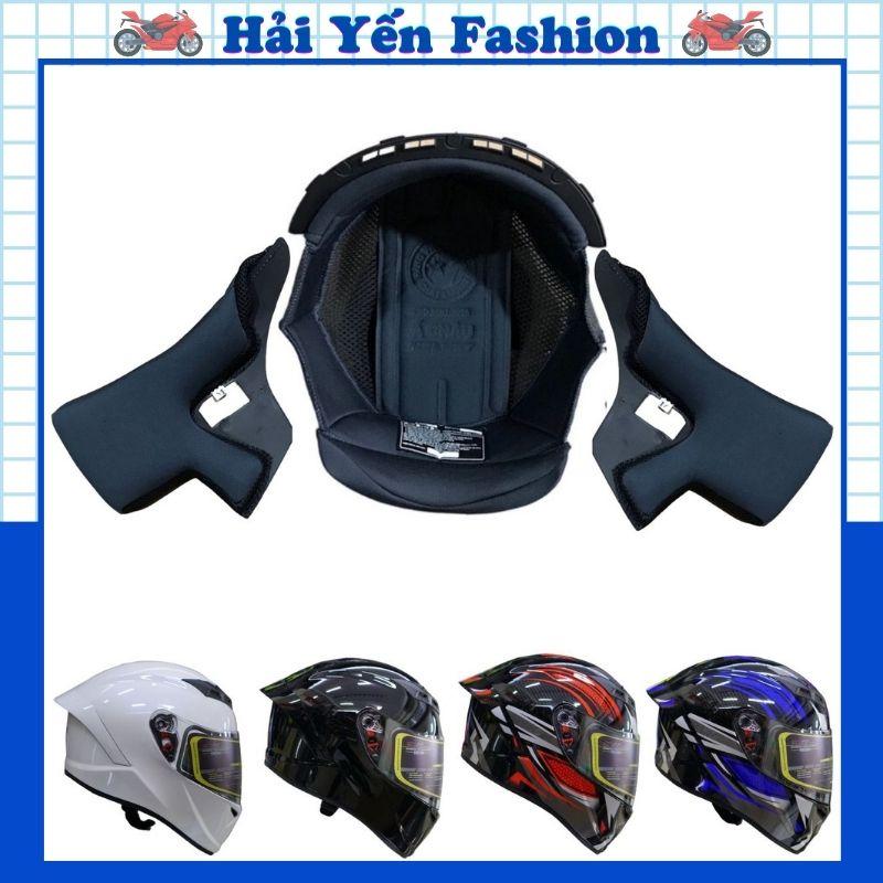 Bộ Lót Thay Thế Mũ Bảo Hiểm 2 Kính Royal M266 Chính Hãng Phụ Kiện Đầy Đủ Thay Thế Mũ Fullface Royal M266