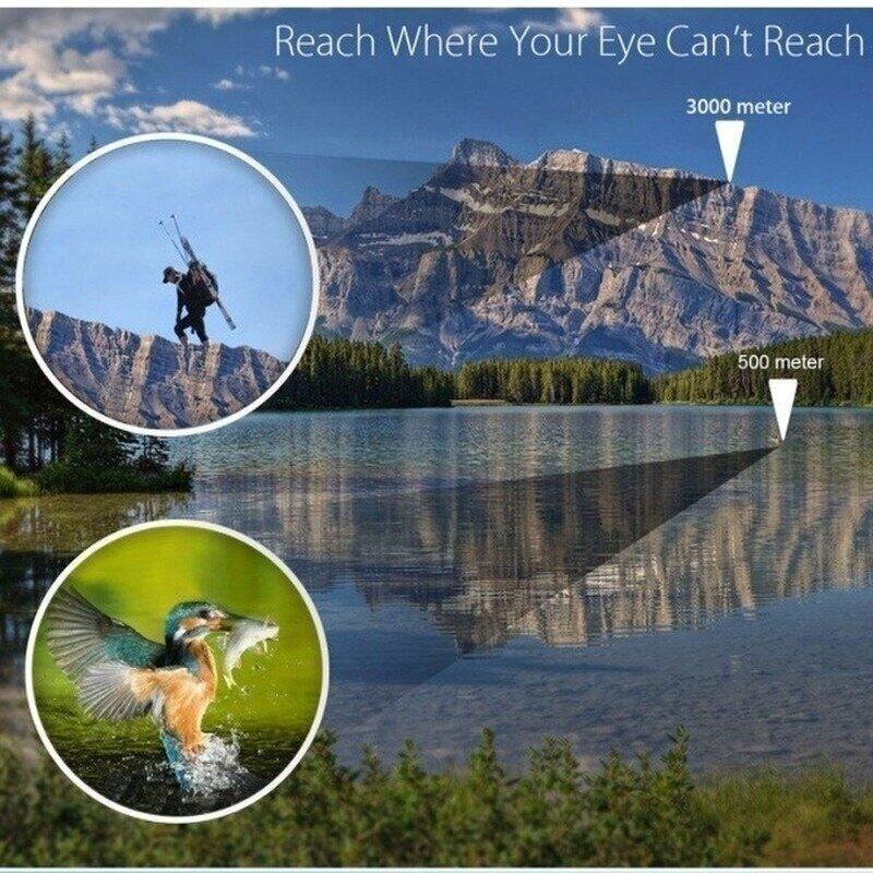 Ống nhòm, 60x60 Zoom, Công suất cao, Khoảng cách siêu dài, Có thể nhìn thấy 200000M, Không thấm nước, Tầm nhìn ban đêm, Kính thiên văn, Mới cho năm 2023, Telescopio 5